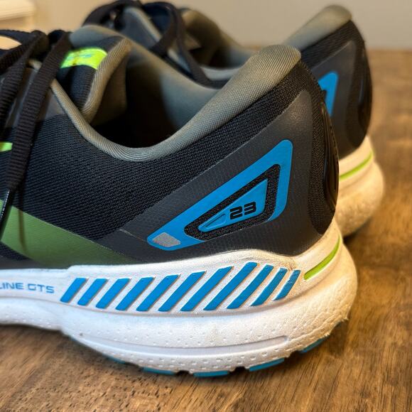 Brooks Adrenaline GTS 23 Stability Running Walking Shoe Black Men’s 14 2E Wide - Picture 6 of 12